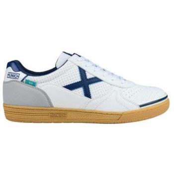 Zapatillas Fútbol Sala Munich G-3 Profit, Unisex Adulto, Color Blanco, Talla 44 EU