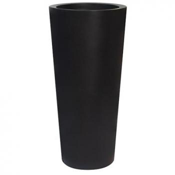 Maceta de Polietileno Wellhome Laur-i 50x100cm Antracita - Fácil Limpieza | Doble Fondo | 48L