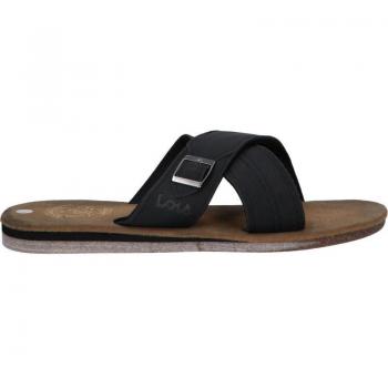 Chanclas de Hombre Lois Jeans 86069 Negros con Tiras Cruzadas
