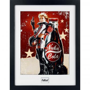 GB Eye, Fallout 4, Nuka Cola, Fotografia enmarcada 30x40cm