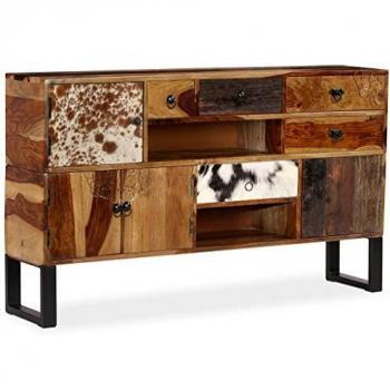 Solid Sheesham Wood Sideboard 55.1x11.8x31.5