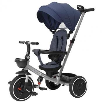 Triciclo Evolutivo Chicco 4 en 1 Plegable Move & Glow Azul y Plata