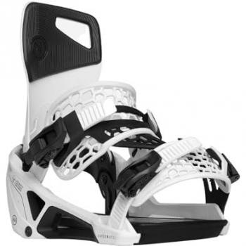 Fijaciones de Snowboard Nidecker Supermatic 2025 Unisex Blancas S