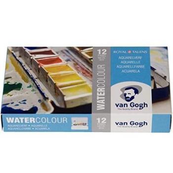Winsor & Newton Cotman Watercolour Paint Sketchers' Pocket Box Half Pans - 14 Colours