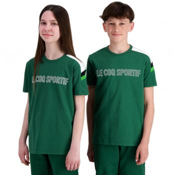 Le Coq Sportif - Camiseta Verde para Niño - Saison