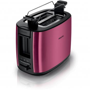 Philips HD2628/09 2slice(s) Negro, Rojo - Tostador (2 slice(s), Negro, Rojo, 950 W, 950 W, 220 - 240, 50 - 60)