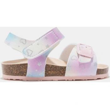 Sandalias abiertas de bebé niña OSITO en sintético con print corazones, modelo OSSH143079, color multi