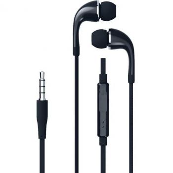 Auriculares Contact con Micrófono - Negro