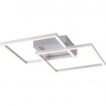 Plafón LED de diseño acero 2-luces - AMANDA