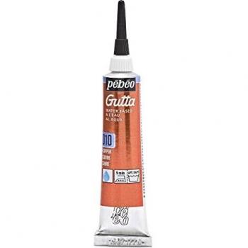 Setasilk Gutta de Pebeo para seda pintura 20ml (de cobre)