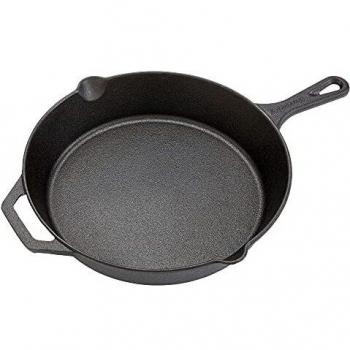GROENBERG Hekla 30cm Round Handle Cast Iron Frying Pan