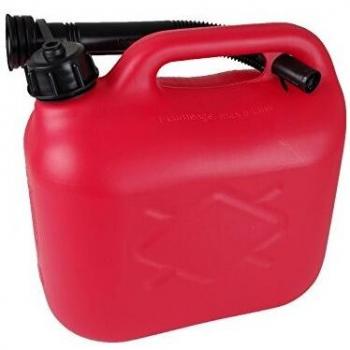All Ride 871125200936 Bidón Rojo con Flexible para Grifo, 5L, 300Gr