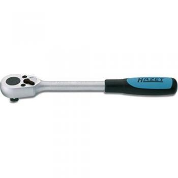Llave de tubo reversible HAZET 916SP con carraca de cuadrado macizo de 1/2 pulgadas