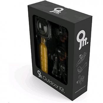 Kit Accesorios CAMARAS 360 JOLT GIGABYTE Aventura Carcasa - TRIPODE Palo - Soporte Bici - Casco