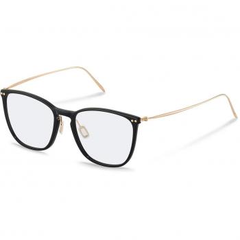 Rodenstock R7134 B Gafas Recetadas para Mujer Negras 53 Lentes