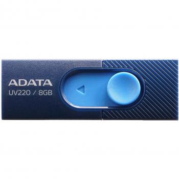 Unidad Flash USB ADATA UV220 8 GB USB 2.0 Conector Tipo A Azul Marino