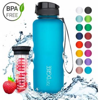 720dgree botella de agua uberbottle z 15 litros 1500ml azul novedosa botella deportiva sin bpa ideal para ninos fitness deportes futbol guarderia escuela pequenos antigoteo