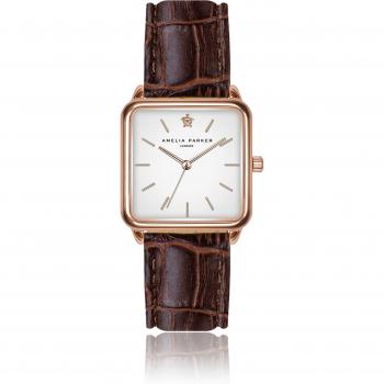Amelia Parker Bay Brown Croco Women's Watch