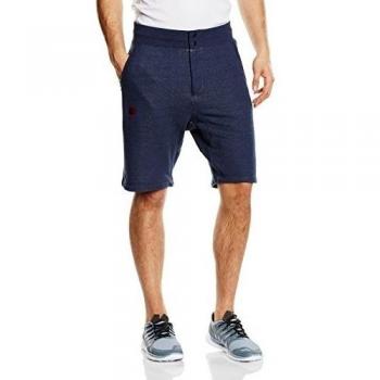 Nike FC Barcelona V442 Covert French Terry - Pantalón corto para hombre, color azul / rojo, talla L