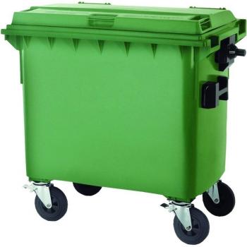 Maya Professional Tools 04014 Contenedor 1100 L, Tapa Plana