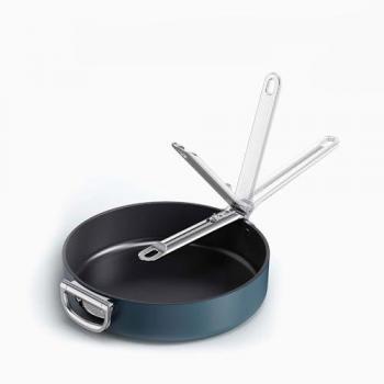 Sartén antiadherente cerámica de 28 cm con mango plegable Space Joseph Joseph