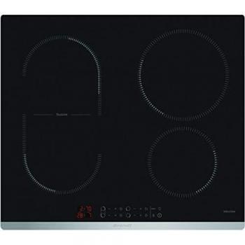 Placa de Inducción Encastrable Brandt BPI 6425 X - 60cm, 4 Fuegos, 7200W, Negra