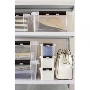 Caja de almacenamiento SmartStore Classic 4, transparente, 3.5 litros con tapa