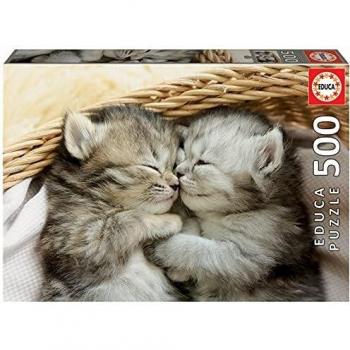 Educa - Dulces Gatitos Puzzle, 500 Piezas, Multicolor