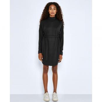 Vestido Corto de Punto con Cuello Alto Noisy May - NMCity Ava L/S Short Dress NOOS - XS XL - para Mujer - Negro