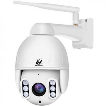 Vitorcam 5.0MP 1920P Cámara IP Exterior, Cámara PTZ Vigilancia WiFi Motorizada 5 X Zoom Soporte PoE + Modo WiFi