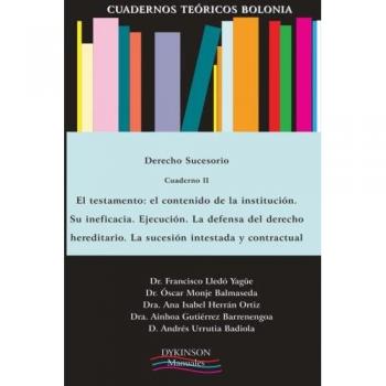 Cuadernos teóricos Bolonia. Derecho sucesorio. Cuaderno II