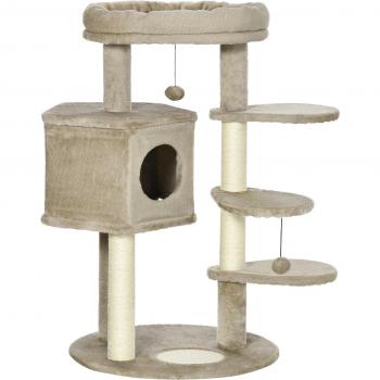 Árbol Rascador para Gatos Pequeños PawHut