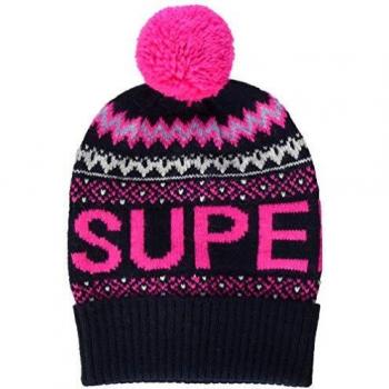 Superdry Oslo Fashion Beanie Pasamontañas, Azul