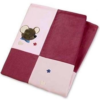 Manta para abrazos Mabel 100 x 75 cm Rosa/Multicolor