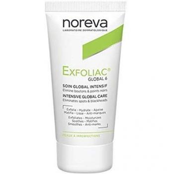 Cofre Noreva Exfoliac Global 6 - Tratamiento Intensivo 30ml + Gel Espumoso Limpiador 100ml