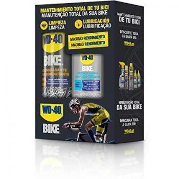 WD-40 BIKE - Bipack Mantenimiento Cadenas Bicicleta en Ambiente Húmedo- Spray 500ml + Gotero 100ml