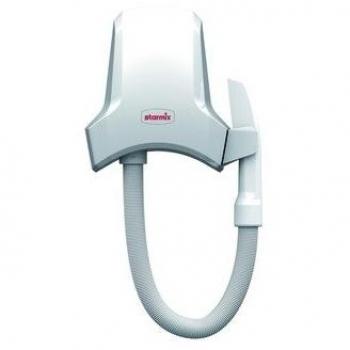Secador de pelo de pared 800W Starmix AirStar TB-C1 con manguera larga y diseño blanco