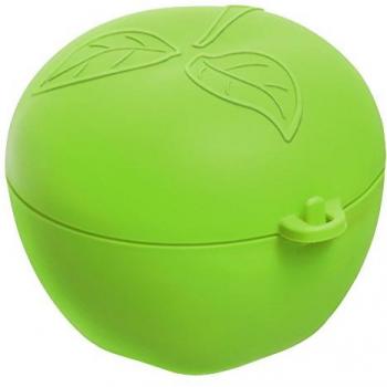 Caja de manzana Rotho Fun 0,55 l, verde lima, BPA libre (12,4 x 11 x 9,5 cm)