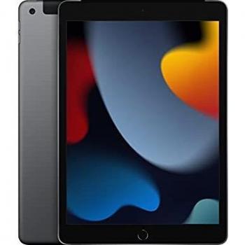 Apple iPad 10.2 2021, 9ª Generación, WiFi + Cellular, A13 Bionic, 64GB - Gris Espacial