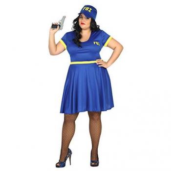 Disfraz de Policía FBI para Mujer - XL - Azul