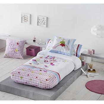 Edredón Ajustable MAGIC - 100% Algodón Percal 200 hilos - Estampado Digital - Fabricado en España - Cama 80/90/105
