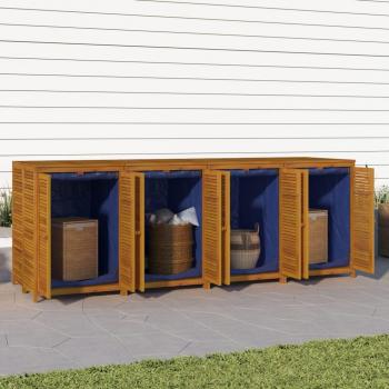 vidaXL Garden Storage Box 280x87x104 cm Solid Wood Acacia