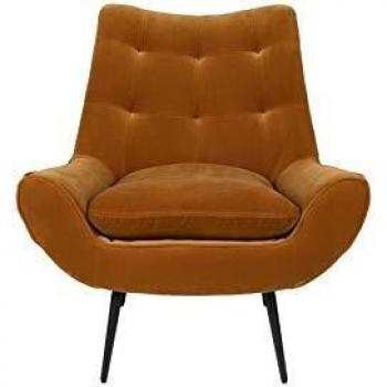 Sillón Glodis de Dutchbone en color Whiskey, dimensiones 83,5 x 80 x 79,5 cm