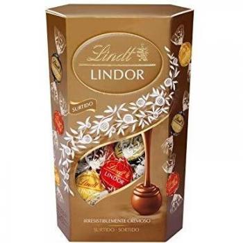 Lindt Cornet Caja de Bombones Surtidos, 600g, Pack de 1