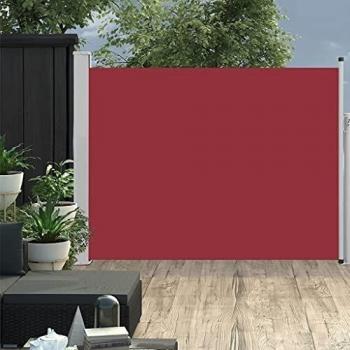 vidaXL - Toldo Lateral Extensible, 170 × 500 cm, Color Rojo