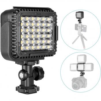 Neewer CN-LUX360 3200K-5600K Lámpara Regulable de Luz de Video LED para Canon Nikon Cámara DV Videocámara