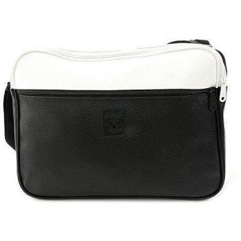 adidas Airliner Snake - Bolsa de deporte unisex, color negro / blanco, talla única