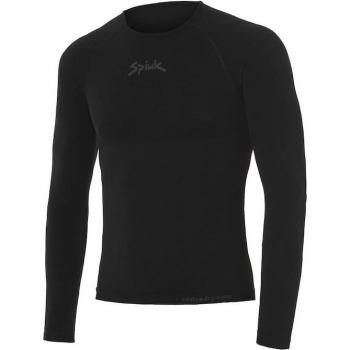 Camiseta ciclismo unisex Spiuk Top Ten manga larga negro intenso S-M