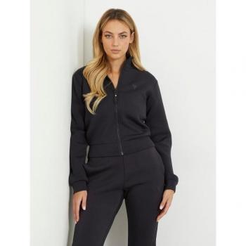 Guess Regular Fit Front Zip Scuba Sweatshirt