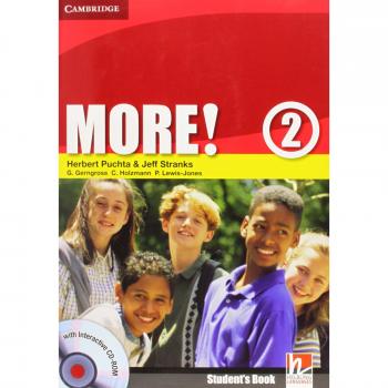 Libro de Estudiante Más! Nivel 2 con CD-ROM Interactivo